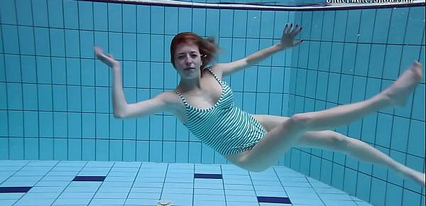  Hottest underwater submerged teen Anetta